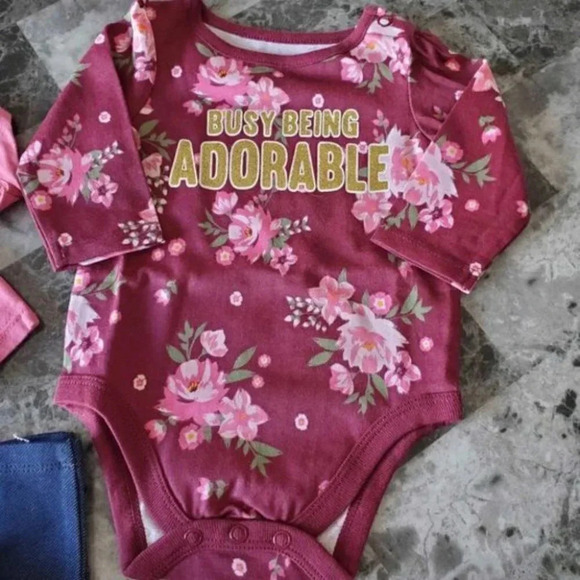 0/3m Girls 6piece Set 10 - Picture 6 of 7